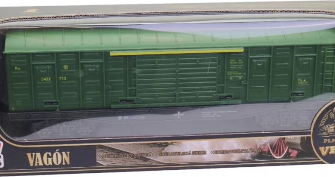 Wagon couvert vert 25 cm