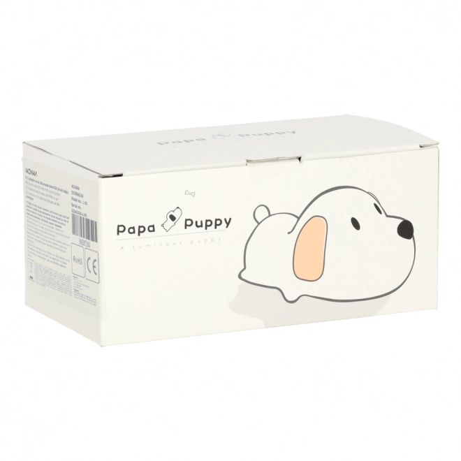 Lampe de nuit tactile en silicone pour enfants LED USB en forme de chiot
