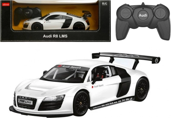RC auto 1:18 Audi R8 LMS blanc