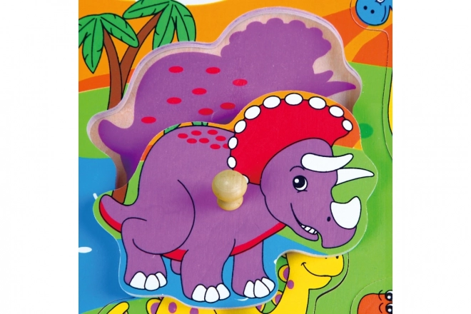 Puzzle en bois - dinosaures