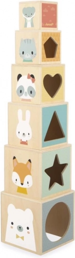 Empilage et emboîtement – deux jeux en un