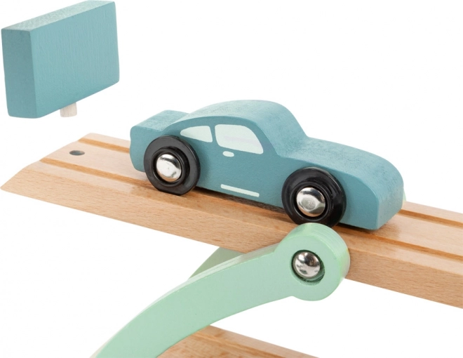 Camion en bois avec remorque porte-voitures Chicago – small foot