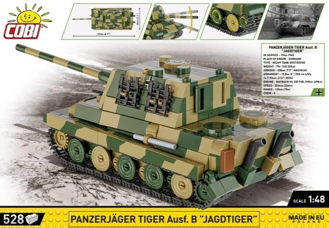Kit de construction Tank Panzerjäger Tiger Ausf. B Jagdtiger