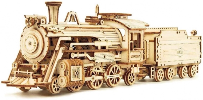 Locomotive - Express à Vapeur - Puzzle 3D en Bois