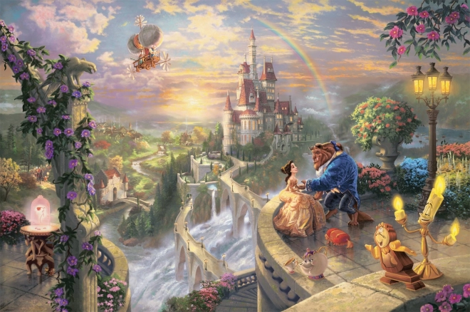 Puzzle La Belle et la Bête 1000 pièces SCHMIDT