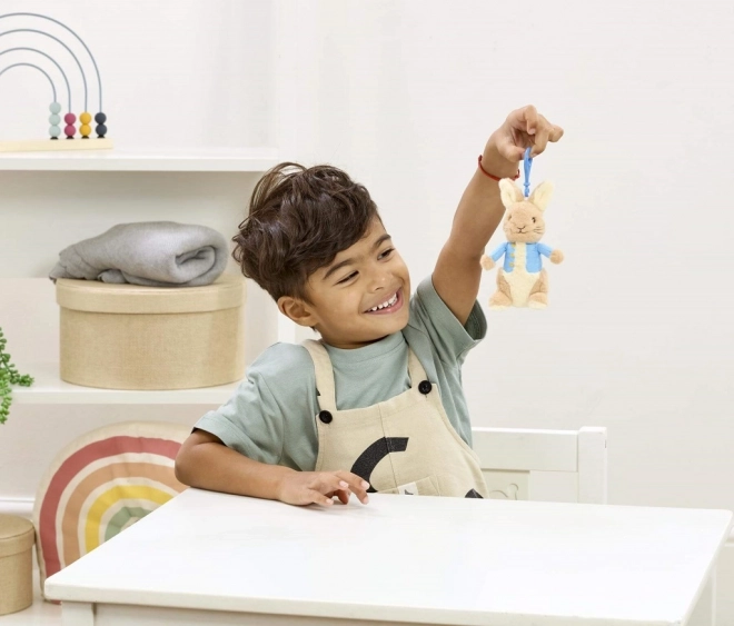 Porte-clés en peluche lapin Pierre