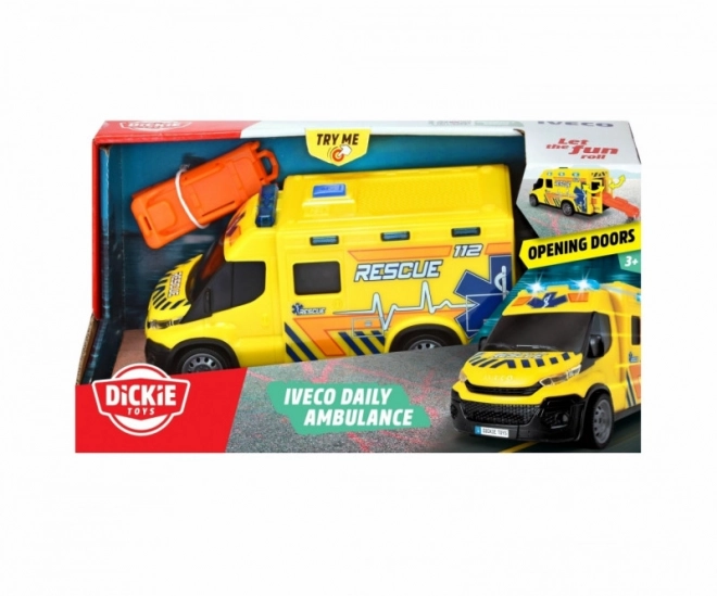 Ambulance Iveco Daily pour enfants 18 cm