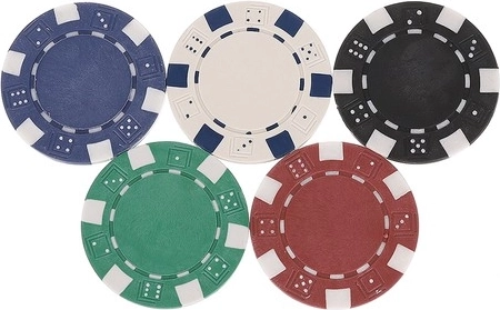 Jetons professionnels avec noyau métallique (10 g)