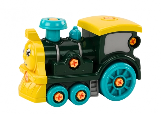 Locomotive 0 vis DIY verte