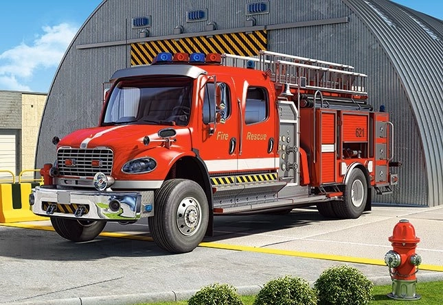CASTORLAND Puzzle Pompiers 120 pièces