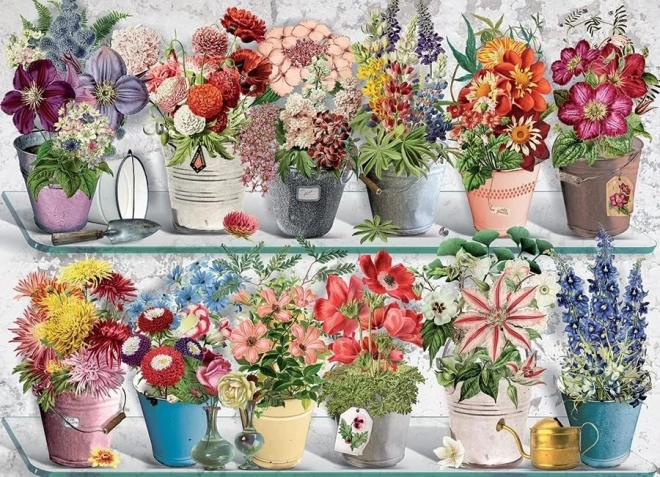 Puzzle aux multiples fleurs (1000 pièces) – Cobble Hill