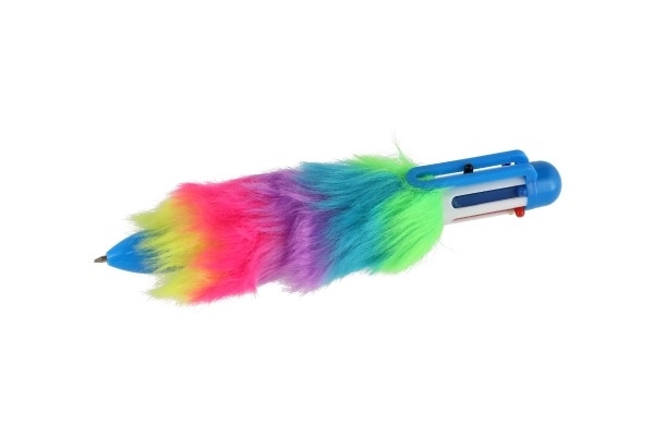 Stylo en peluche coloré avec pompons Teddies