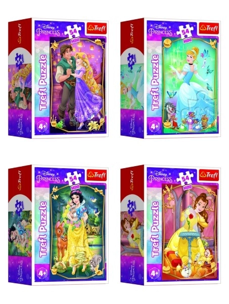 Minipuzzle Belles princesses/Disney Princess 54 pièces