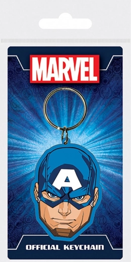 porte-clés en caoutchouc Marvel Captain America