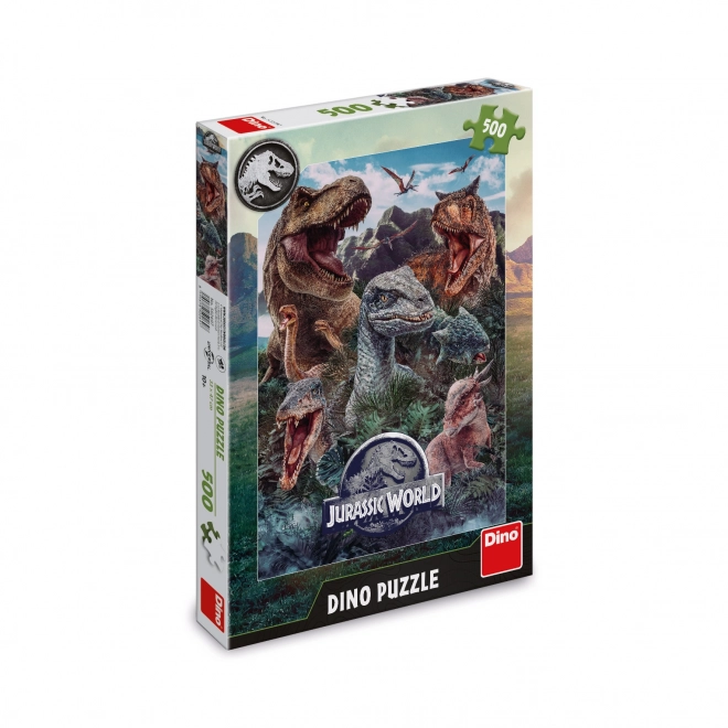 Puzzle Monde Jurassique 500 pièces