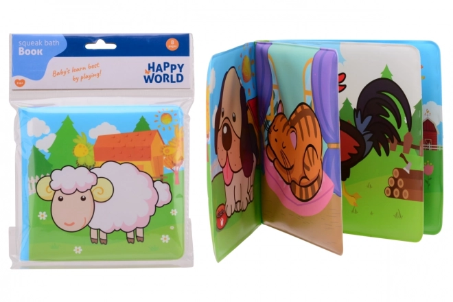Livre doux pour les tout-petits - Monde heureux
