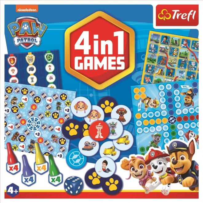 TREFL Jeu La Pat' Patrouille 4 en 1