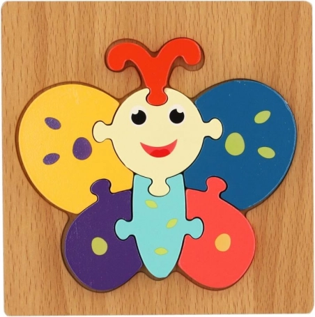 Puzzle en bois Animaux mixte d'espèces
