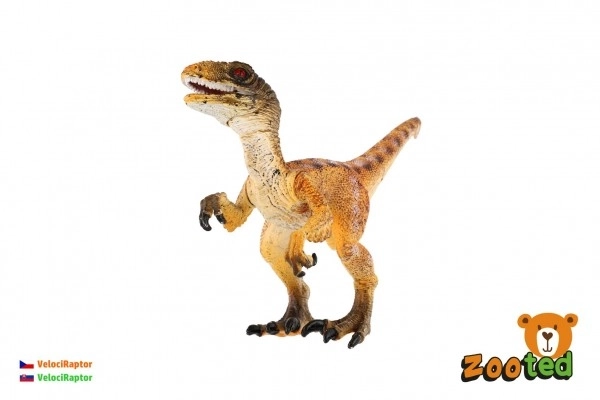 Velociraptor en plastique zooté 16cm en sac