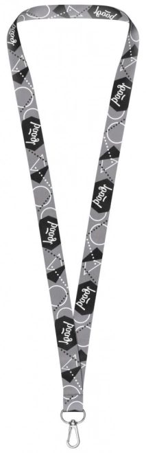 Pendentif de clé lanière gris