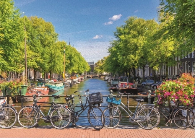 Puzzle ART PUZZLE Canal d’Amsterdam 2000 pièces