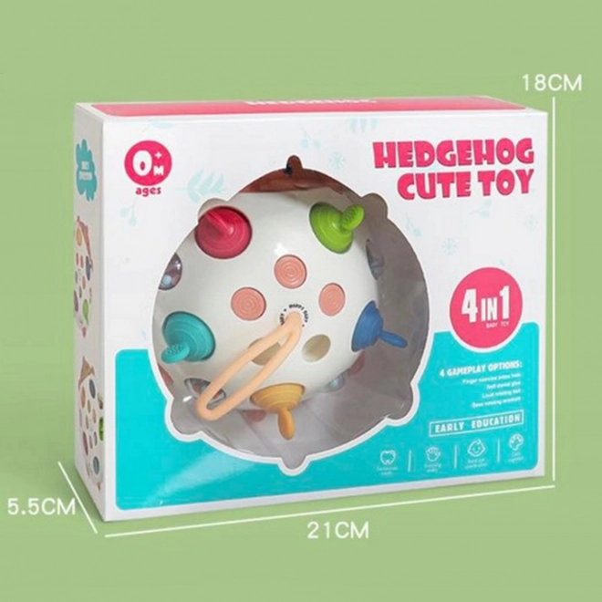 Jouet Sensoriel Hérisson 4-en-1 Pop-it Actif