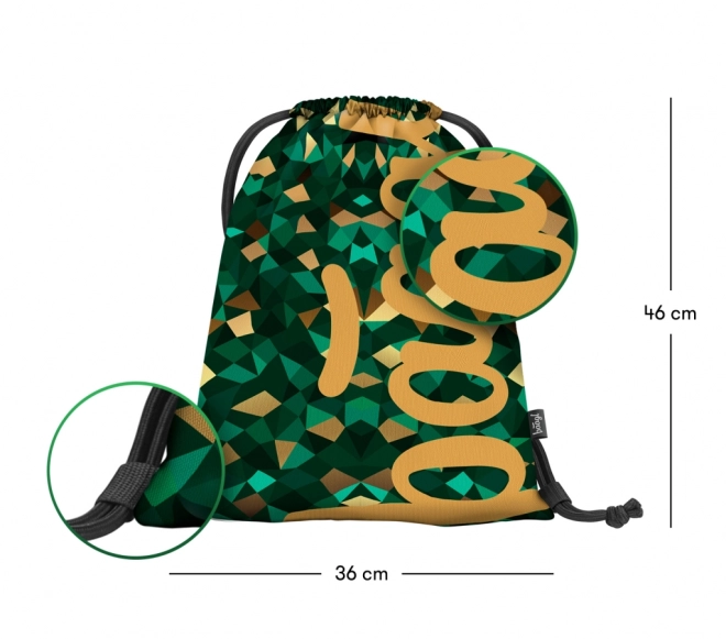 Sac pour exercices ou pantoufles Skate Polygon de Baagl