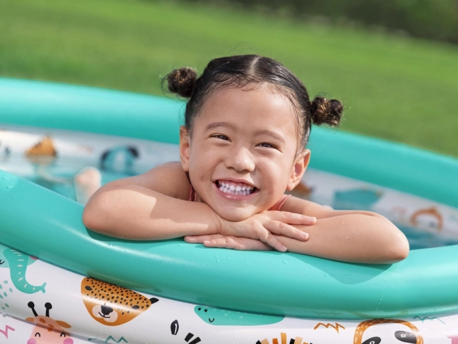 Bestway piscine gonflable enfants Safari animaux