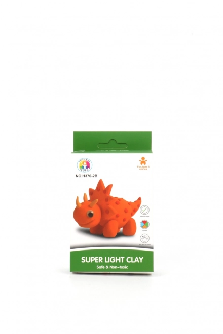Dinosaure en pâte légère pour enfants
