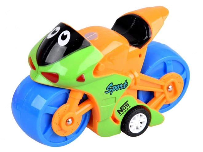 Moto enfant colorée pour s'amuser