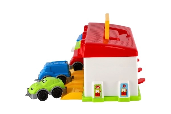 Garage avec petites voitures et accessoires Technok Toys