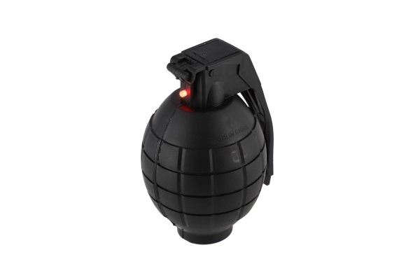 Grenade plastique à main avec son et lumière