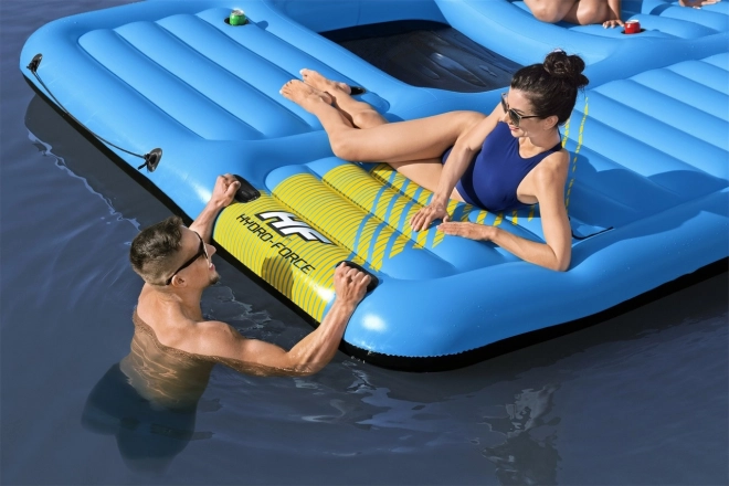 HYDRO-Force Ostrov + toboggan 376x311cm BESTWAY