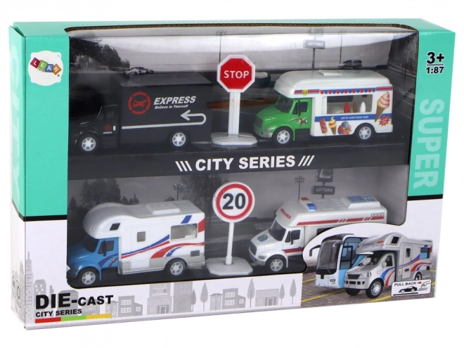 Camion de crème glacée à friction 1:87 A