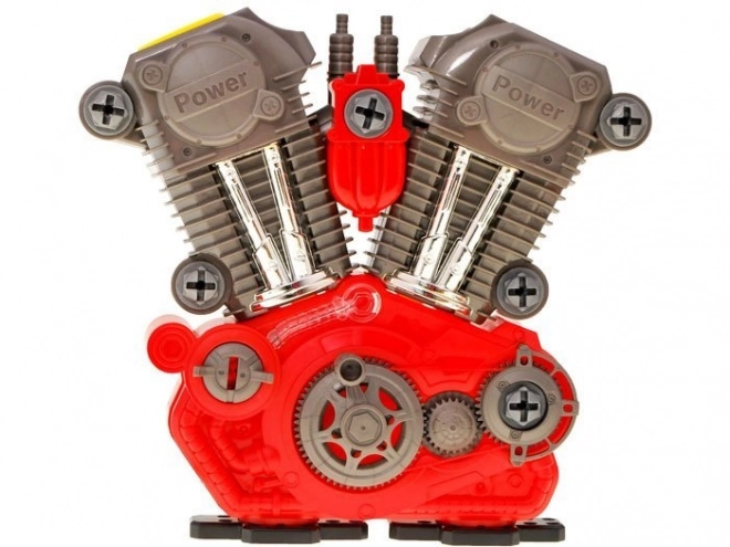 Moteur démontable pour petits mécaniciens