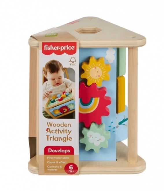 Triangle actif en bois Fisher-Price
