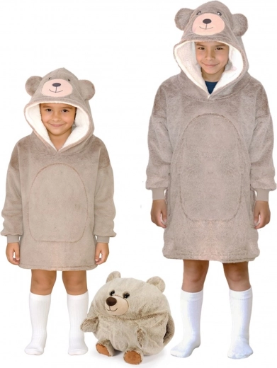 Adorable design ourson avec capuche