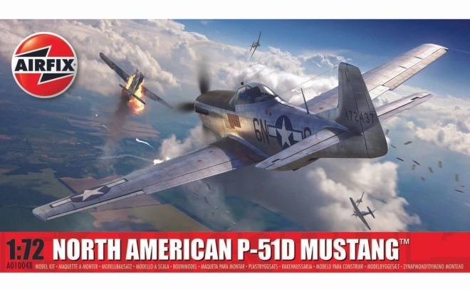 Maquette en plastique de l'avion North American P-51D Mustang