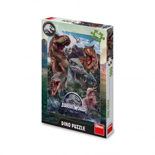 Puzzle Monde Jurassique 500 pièces