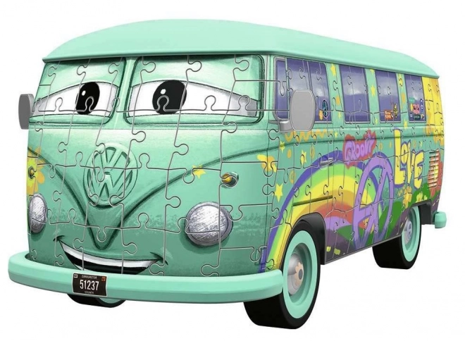 RAVENSBURGER Puzzle 3D Autobus Cars: Fillmore 162 pièces