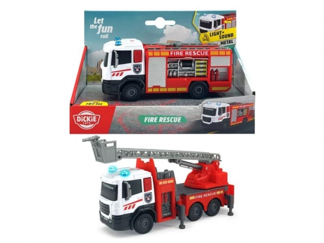 Camion de pompiers à roue libre avec fonction lumineuse