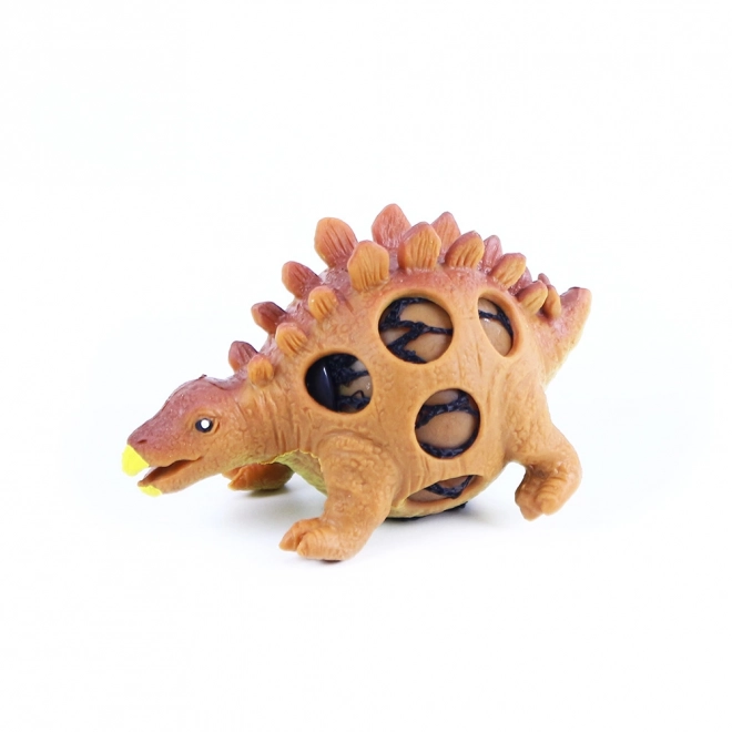Balle anti-stress de dinosaure avec trous