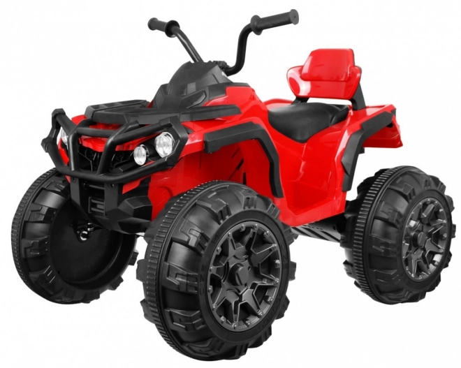 Quad ATV 2,4GHz sur batterie pour enfants Rouge + Télécommande + Roues EVA + Radio MP3 + Démarrage lent