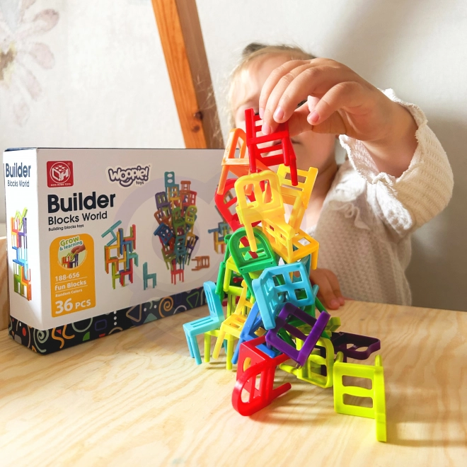 Jeu d'adresse Chaises Équilibrantes 36 pcs