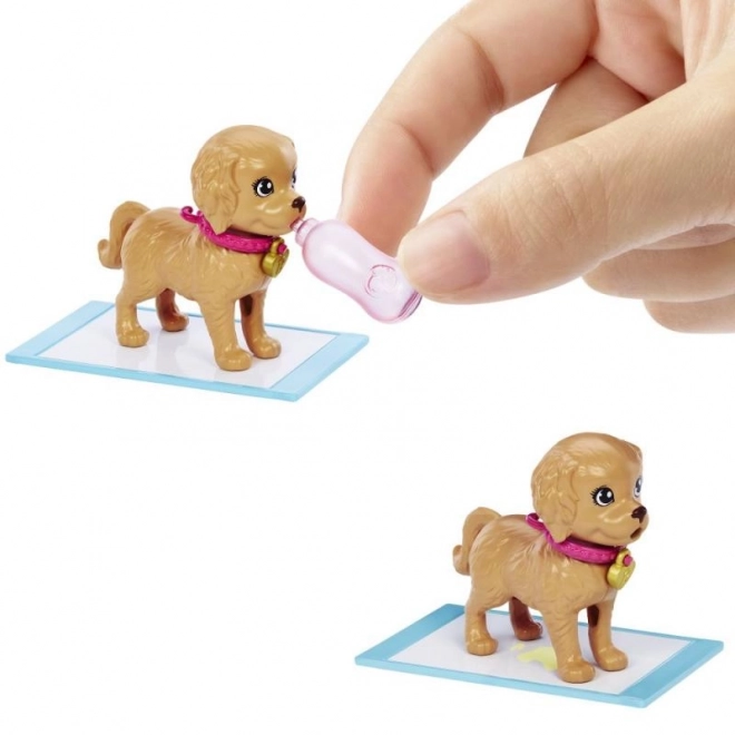 Barbie Poupée avec chiots HKD86