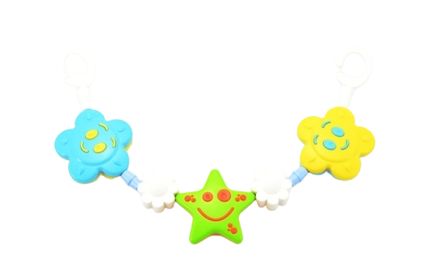 Chaîne colorée pour poussette 43 cm