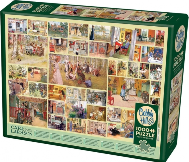 Puzzle COBBLE HILL Carl Larsson 1000 pièces