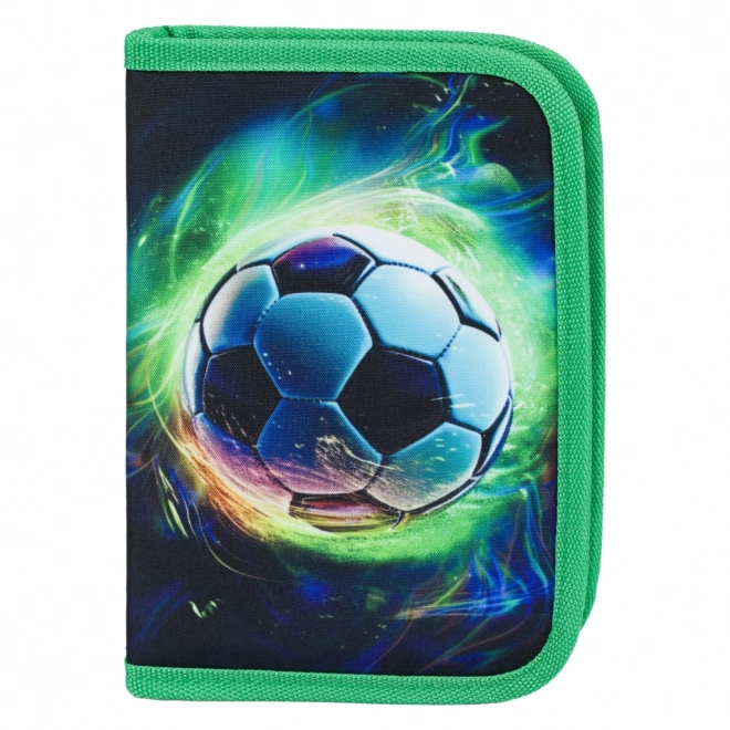 BAAGL Trousse d'école un étage Football Ballon vert