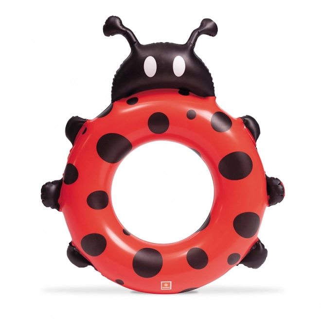 Anneau gonflable coccinelle 50 cm
