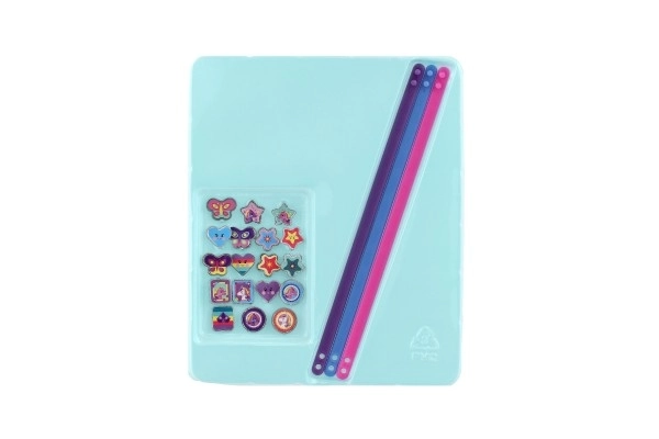 Kit créatif Fabrique tes bracelets Licorne en boîte 15x20,5x2,5cm